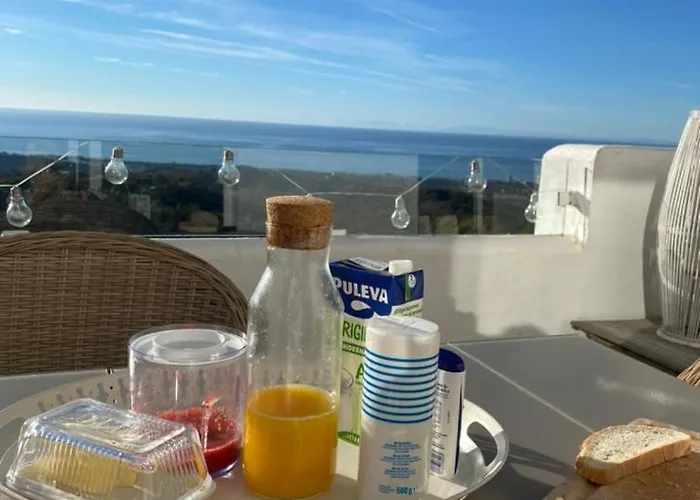 Spectacular Sea View La Mairena Golf & Paddle & Tennis Included Appartamento Marbella