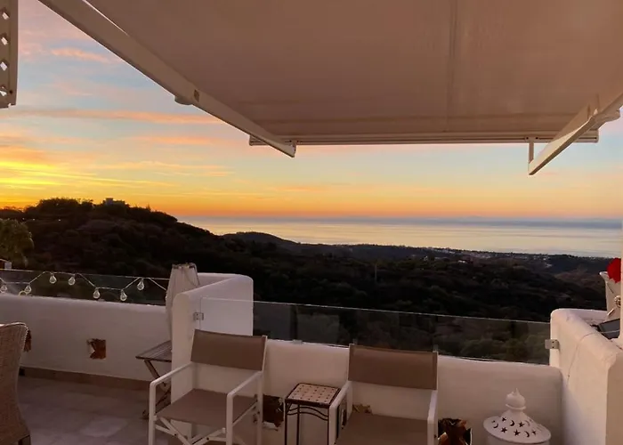 Spectacular Sea View La Mairena Golf & Paddle & Tennis Included *
